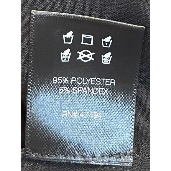 Norma Kamali XL Black Flared Spat Legging Pant Cocktail Party Gothic Club - Picture 13 of 15